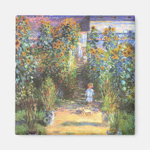 Íman Jardim do Artista de Vetheuil - Claude Monet