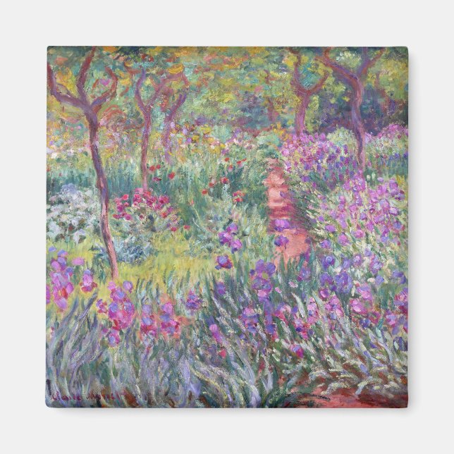 Íman Jardim do Artista em Giverny por Claude Monet (Frente)
