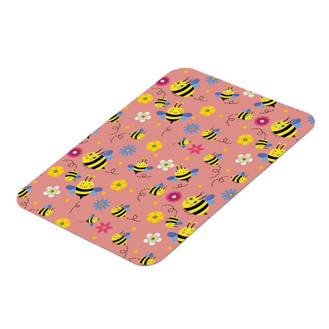 Íman Jardim do Flor de Abelhas Doce (Left Side)