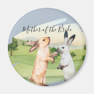 Íman Jardim do País Casal de Casamento de Coelhos
