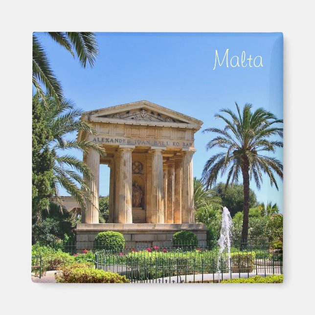 Íman Jardim em Malta em Valletta (Frente)