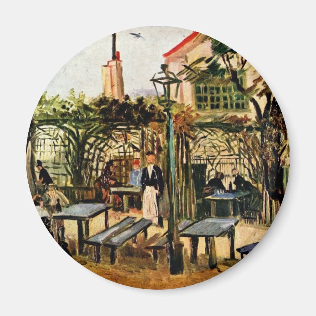 Íman Jardim Em Montmartre (La Guinguette), (Frente)