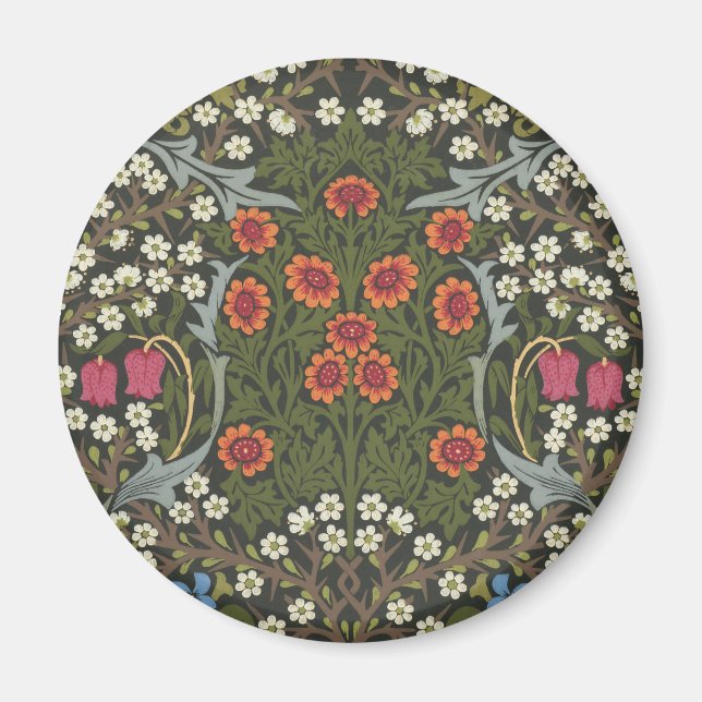 Íman Jardim Flor Clássico William Morris Blackthorn (Frente)