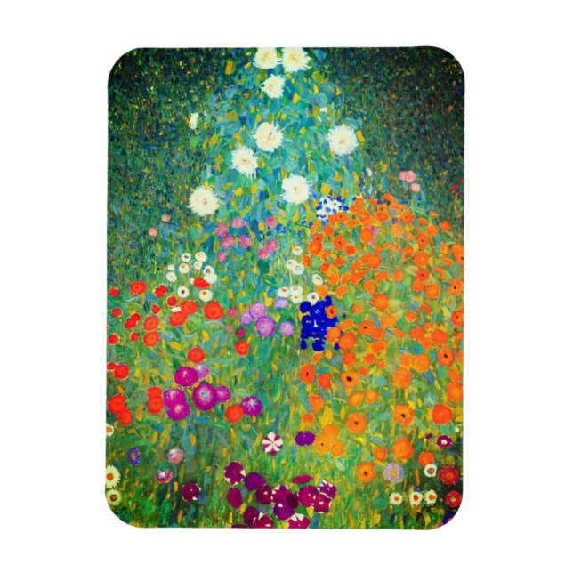 Íman Jardim Flor Gustav Klimt (Vertical)