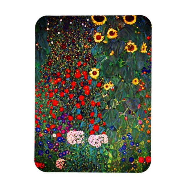 Íman Jardim Flor Gustav Klimt (Vertical)