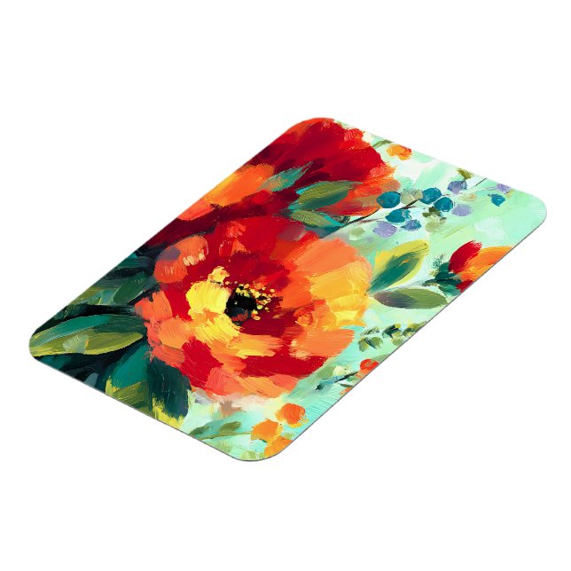 Íman Jardim Floral Bloom Vibrant (Left Side)