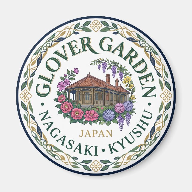 Íman Jardim Glover Japão (Frente)