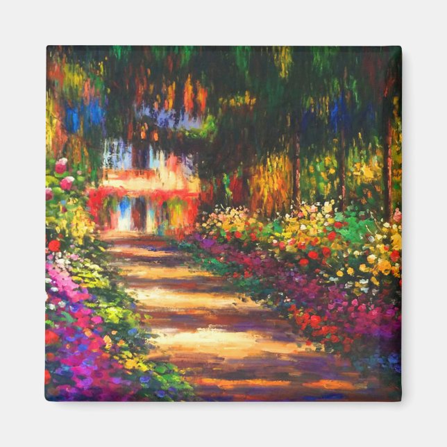Íman Jardim Monet em Giverny (Frente)