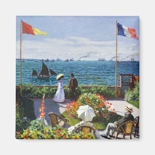 Íman Jardim Monet no Magnet de Sainte Adresse (Frente)