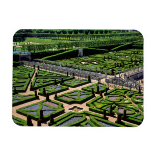 Íman Jardim no Castelo de Villandry, Indre-et-Loire,