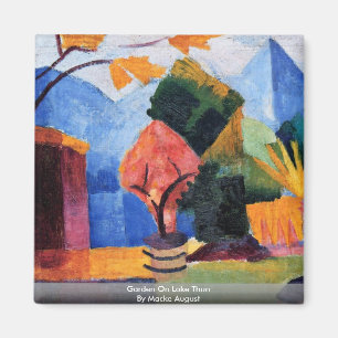 Íman Jardim no lago Thun por Macke agosto