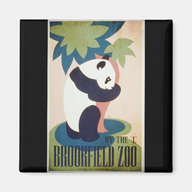 Íman Jardim-Panda de Brookfield (Frente)