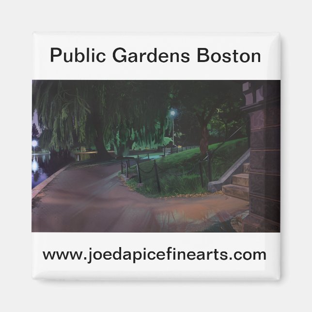 Íman Jardim Público de Boston (Frente)