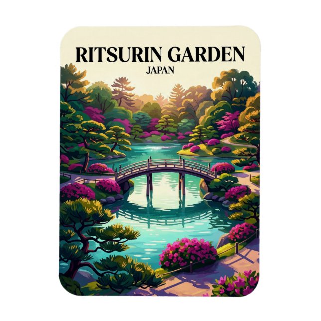 Íman Jardim Ritsurin Japão (Vertical)