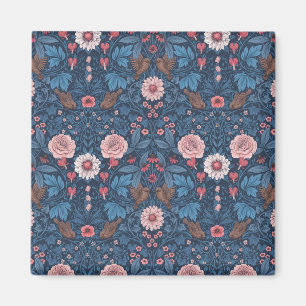 Íman Jardim selvagem em azul