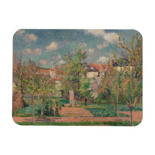 Íman Jardim sob Luz Solar Plena, Camille PIssarro, 1876