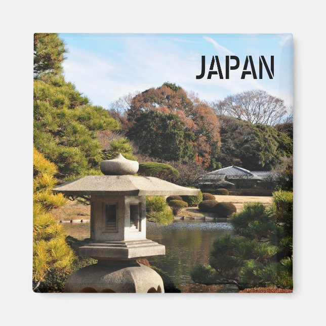 Íman Jardim Zen em Tóquio, Japão (Frente)