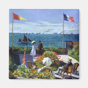 Íman Jardin à Sainte-Adresse por Claude Monet