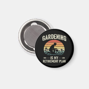 Íman Jardinagem É Meu Plano De Aposentadoria Vintage