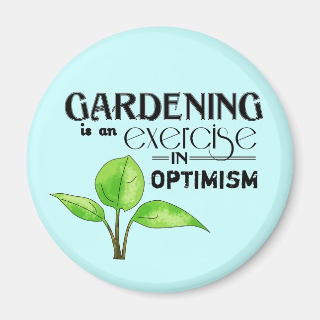 Íman Jardinagem é um exercício de otimismo (Frente)