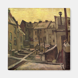 Íman Jardins de casas antigas por Vincent van Gogh