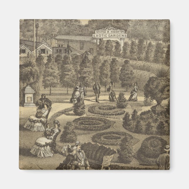 Íman Jardins e viveiros exóticos em Nova Jersey (Frente)