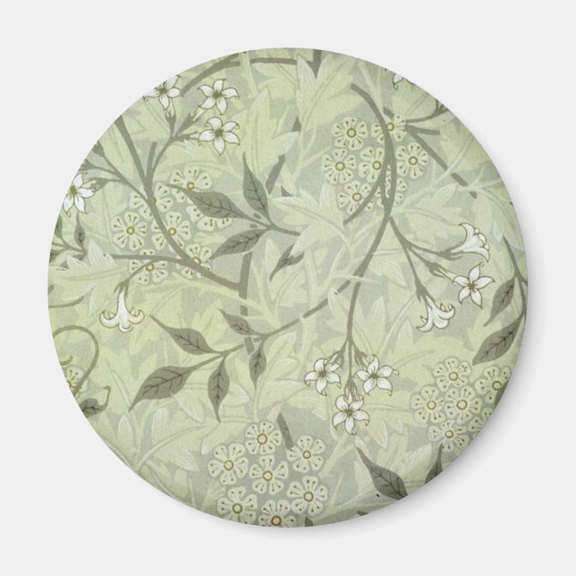 Íman Jasmim Botânico Vintage Antigo William Morris (Frente)