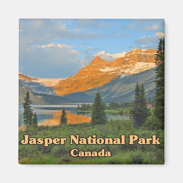 Íman Jasper National Park Canadá (Frente)