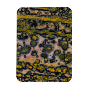 Íman Jasper Oceano com manchas amarelas