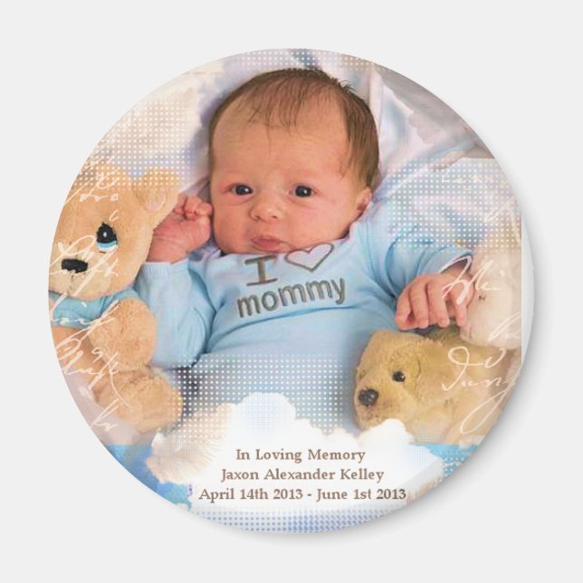 Íman Jaxon Alexander Kelley Memorial Magnet (Frente)