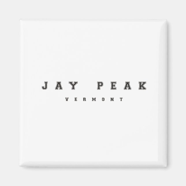 Íman Jay Peak Vermont (Frente)