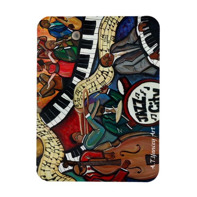 Íman Jazz City Premium Flexi Magnet (Vertical)