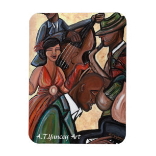 Íman Jazz Quartet Premium Flexi Magnet