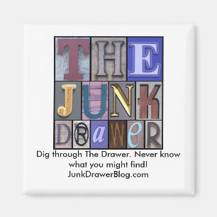 Íman JDLogo, escavação através da gaveta. Nunca saib