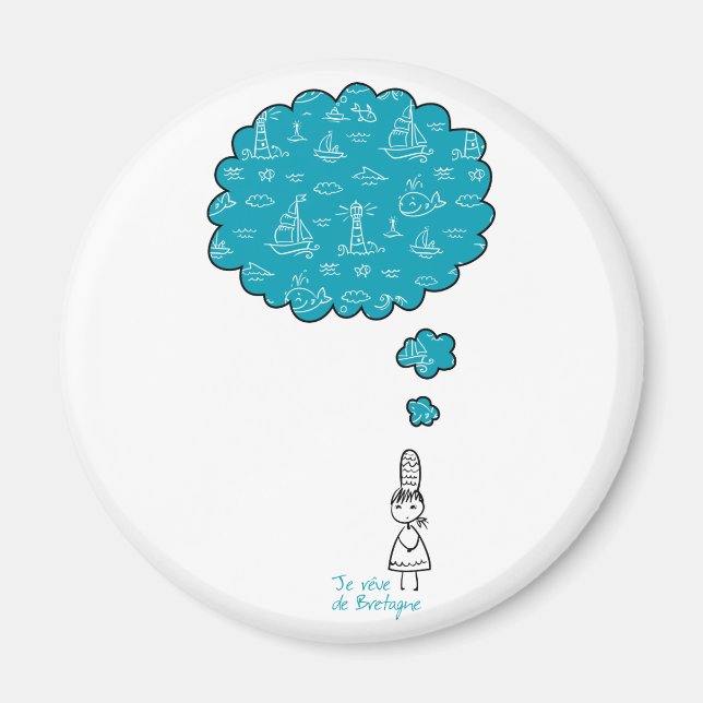 Íman Je reve de Bretagne (Frente)