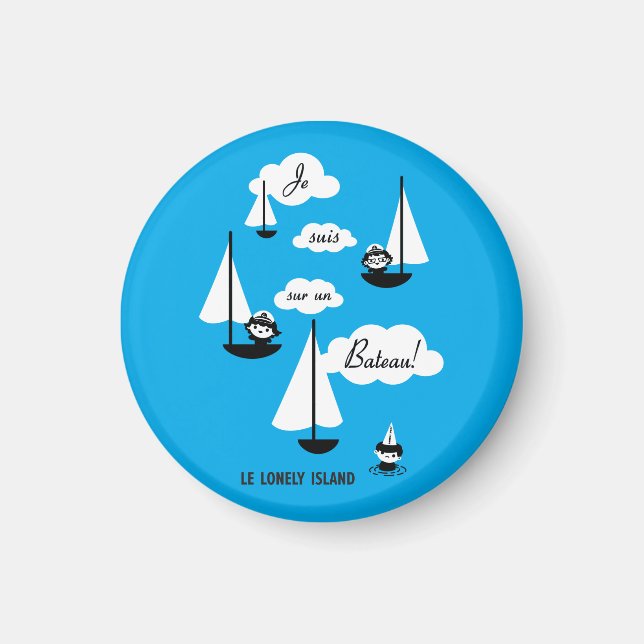 Íman Je suis sur un Bateau! (Frente)