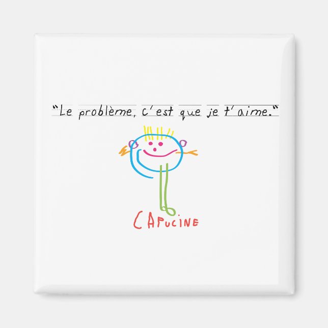 Íman "Je t'aime" (Frente)
