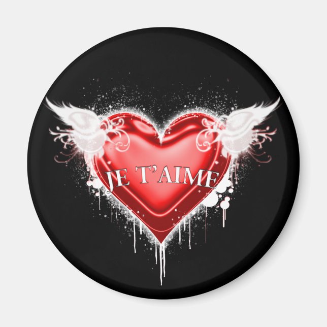 Íman Je t'aime (Eu te amo) (Frente)