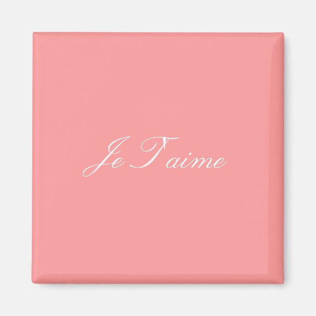Íman Je T'aime magnet (Frente)
