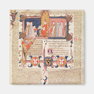 Íman Jean Andre apresenta seu trabalho ao Papa Clement