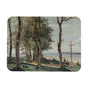 Íman Jean-Baptiste-Camille Corot - Honfleur: Calvário