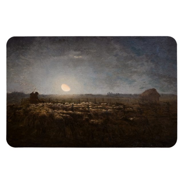 Íman Jean-Francois Millet - Orelha, Lua 1872 (Horizontal)