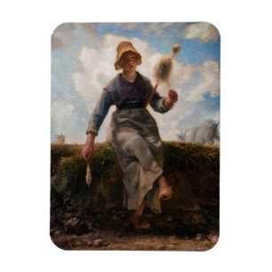 Íman Jean-Francois Millet - The Spinner Girl