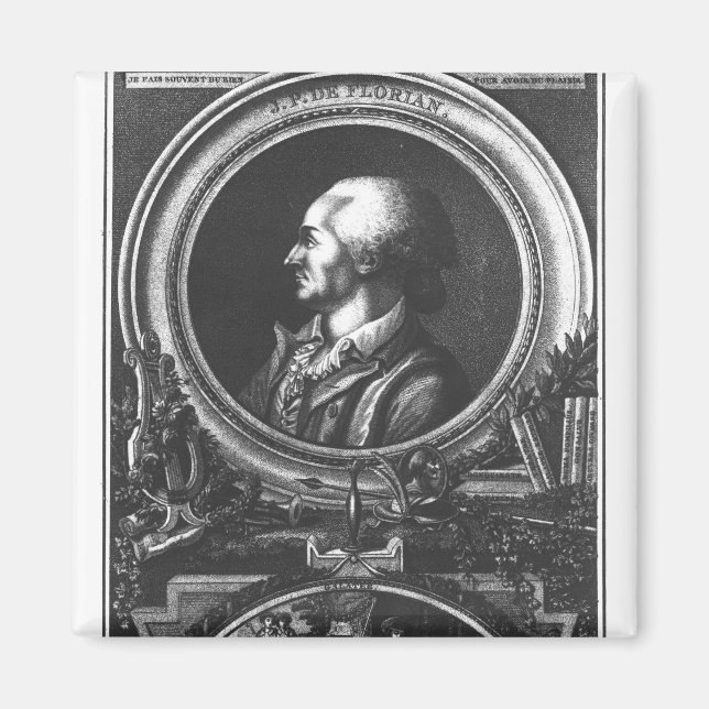 Íman Jean-Pierre Claris de Florian (Frente)