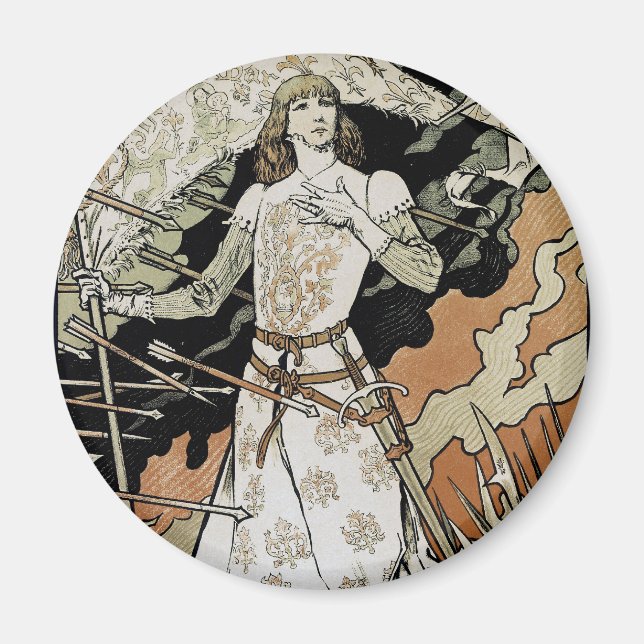 Íman Jeanne d'Arc ~ Sarah Bernhardt (Frente)