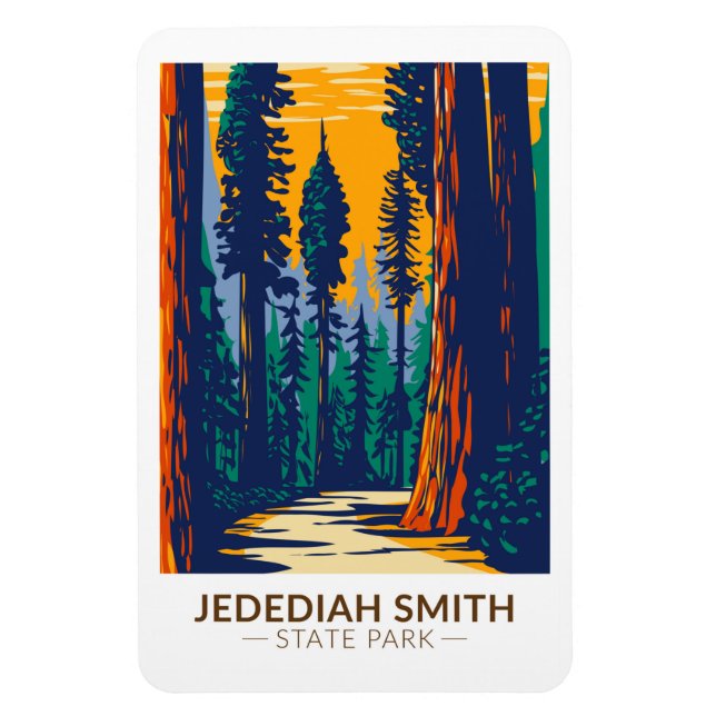 Íman Jedediah Smith Redwoods State Park Califórnia (Vertical)