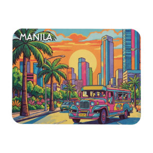 Íman Jeepney em Manila Filipinas Viagem