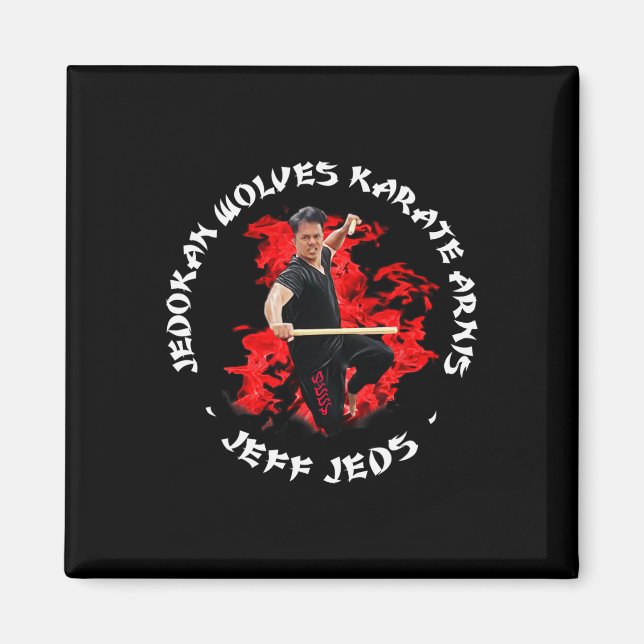 Íman Jeff Jeds Karate Arnis Jedokan (Frente)