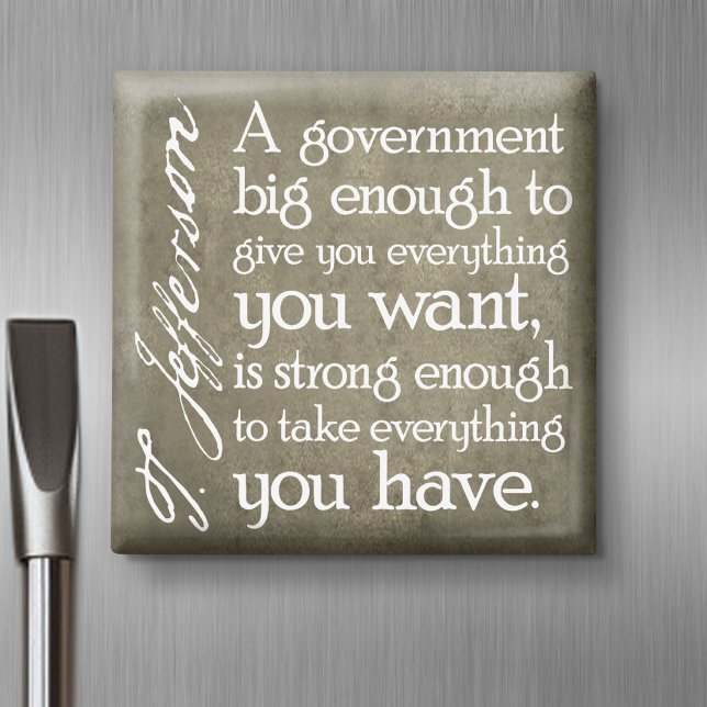 Íman JEFFERSON: Cuidado com o Grande Governo (Magnet)