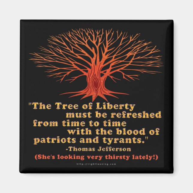 Íman Jefferson Tree of Liberty (Frente)